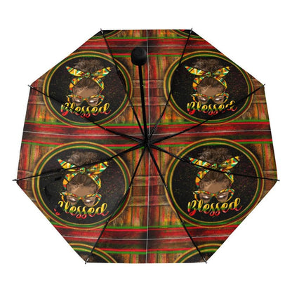 Blessed Anti-UV Umbrella (Underside Printing) - iCandi Designz