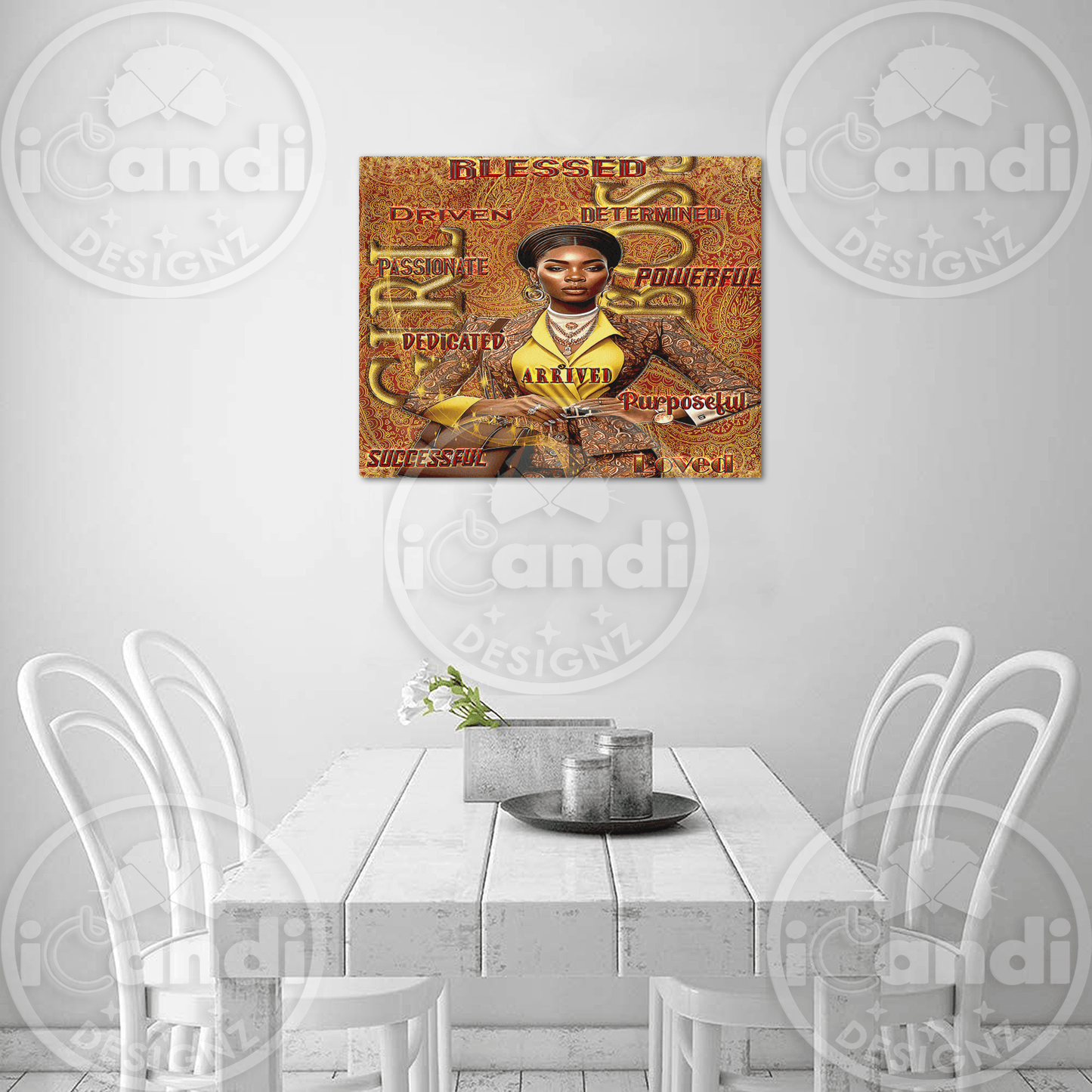 Girl Boss Arrived Canvas Print