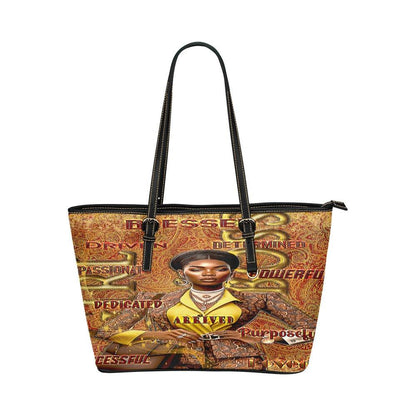 Girl Boss Leather Tote Bag/Large - iCandi Designz