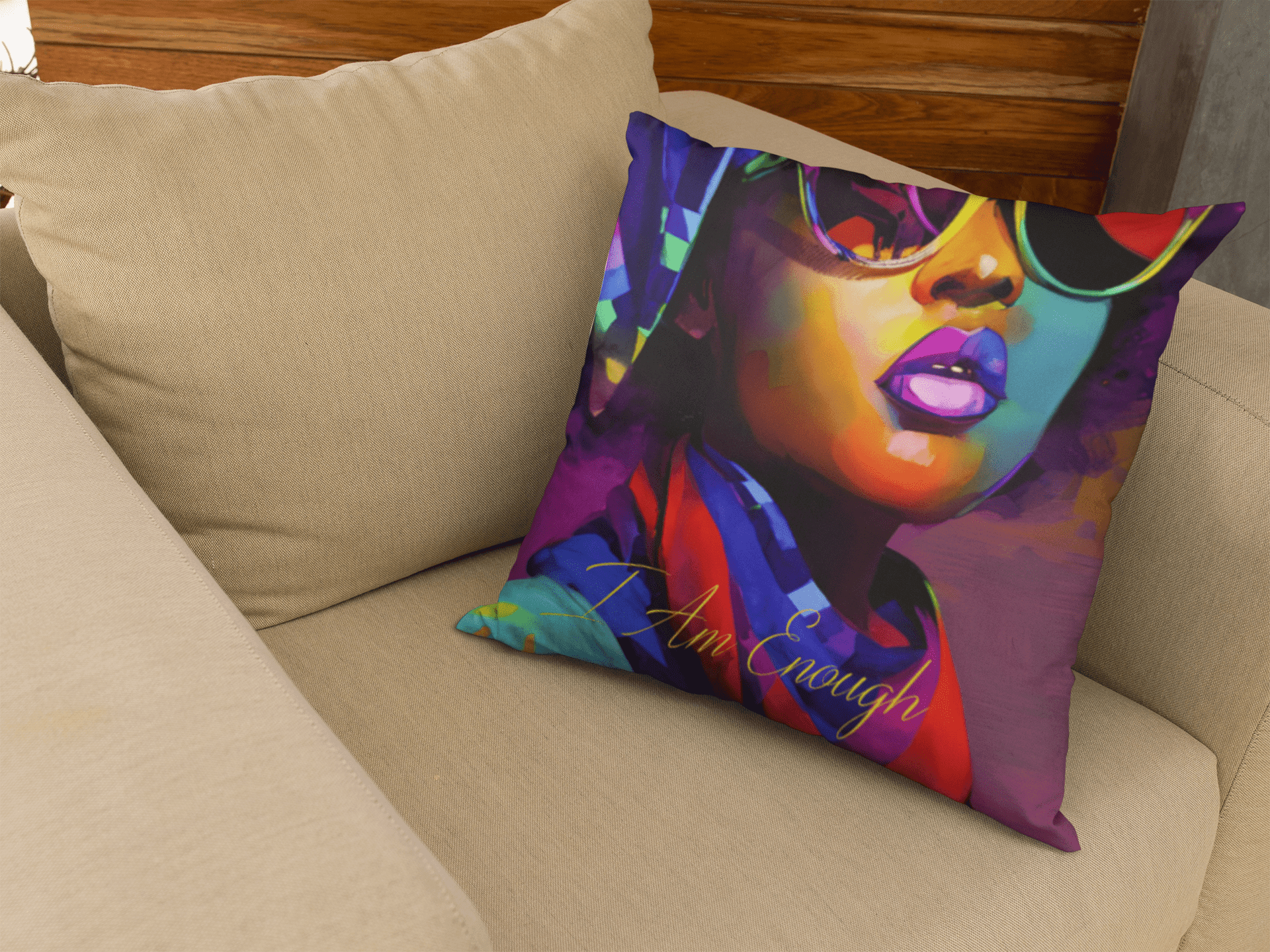 I Am Enough Pillowcase - iCandi Designz