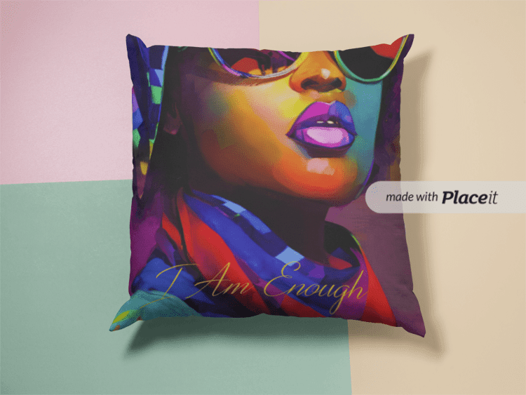 I Am Enough Pillowcase - iCandi Designz