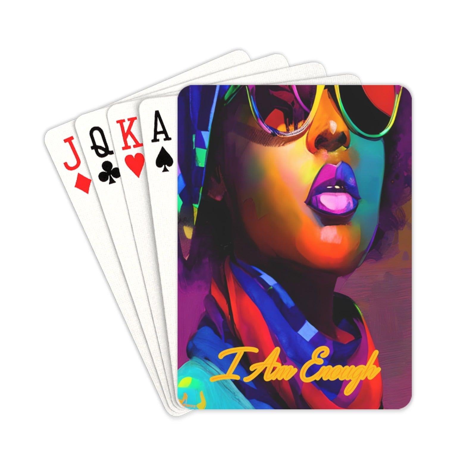 I Am Enough Playing Cards - iCandi Designz