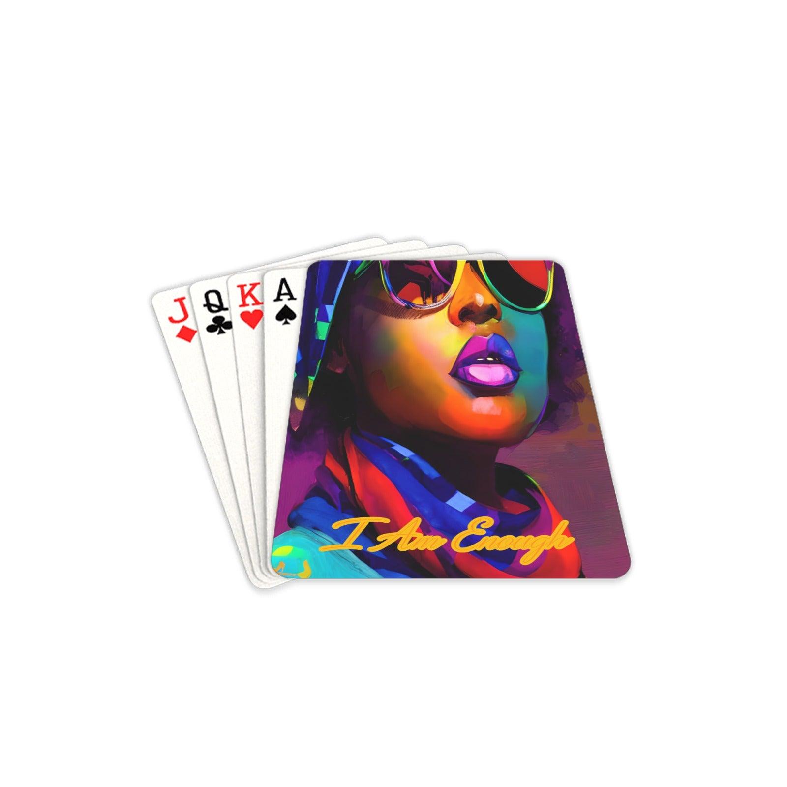 I Am Enough Playing Cards - iCandi Designz