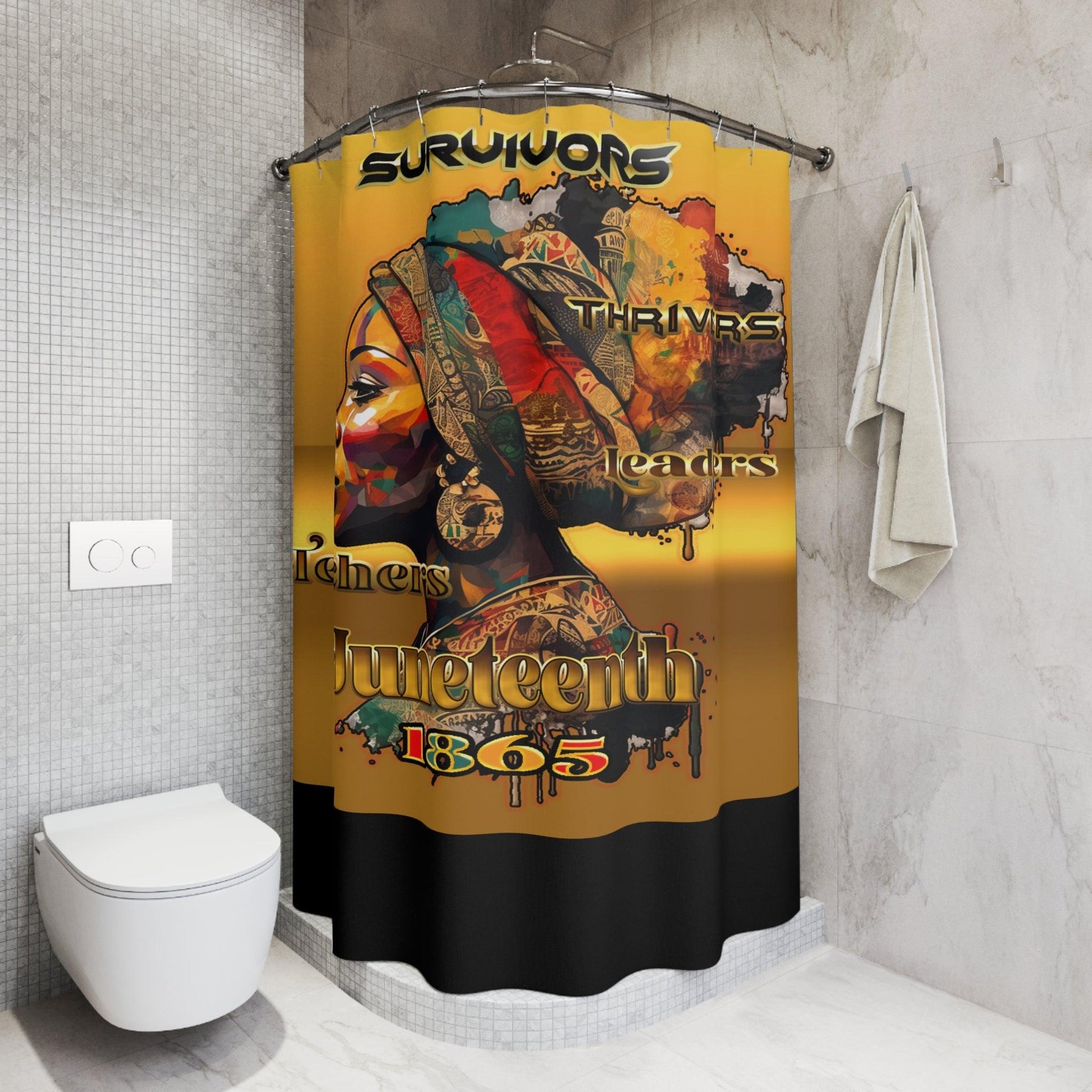 Juneteenth Shower Curtain - iCandi Designz