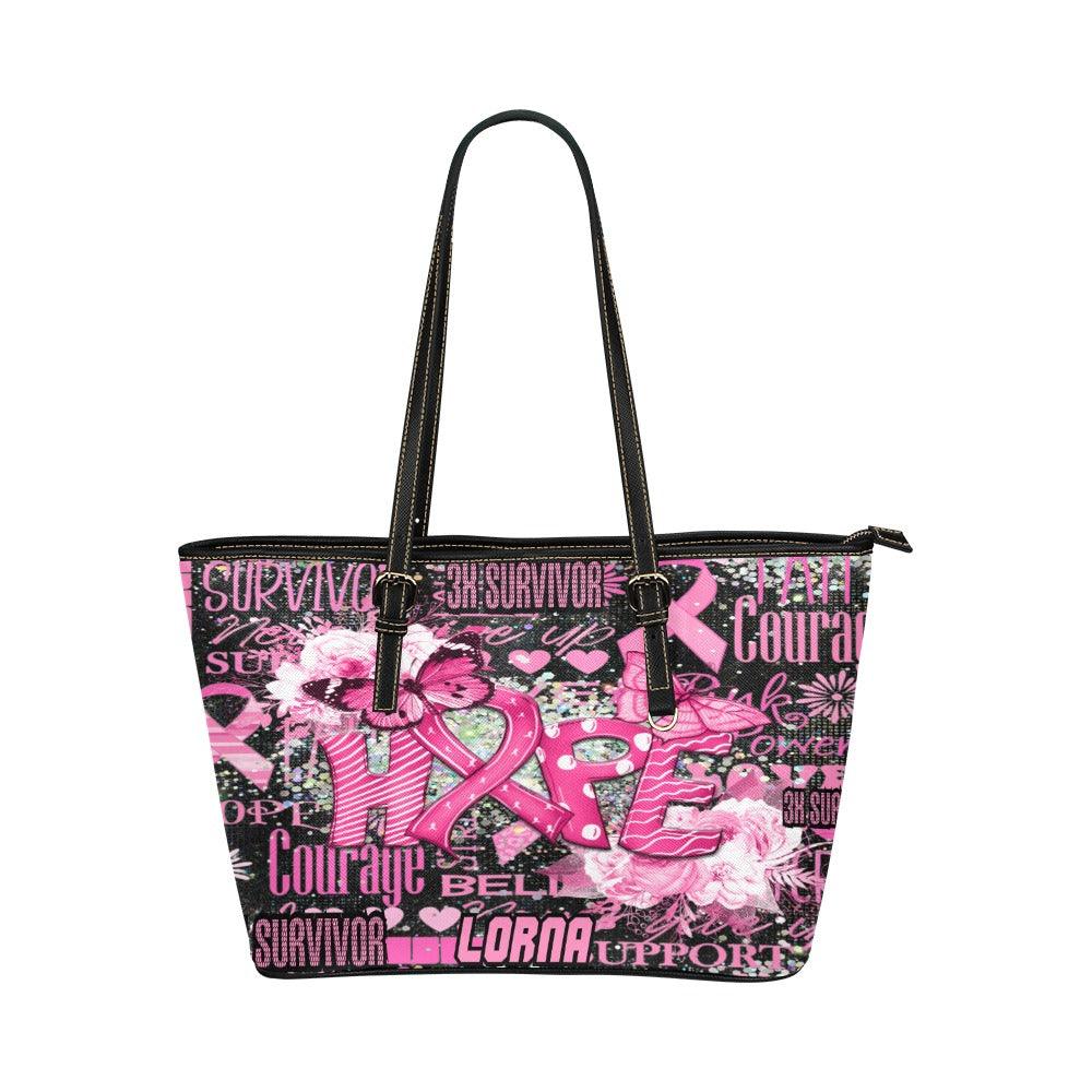 Personalized Breast Cancer Tote - iCandi Designz