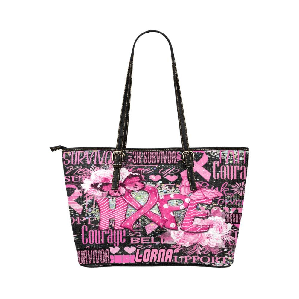 Personalized Breast Cancer Tote - iCandi Designz