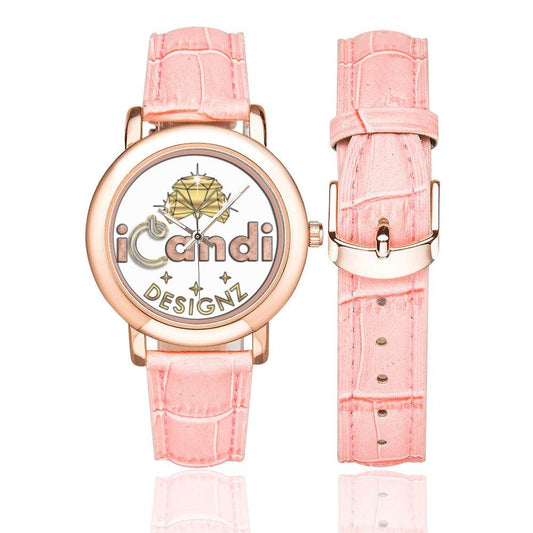 Rose Gold Women's Crocodile Watch - iCandi Designz