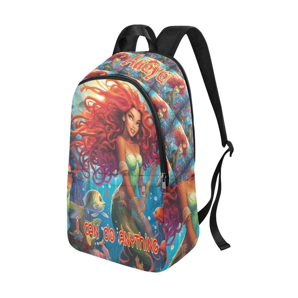 Melanin Mermaid Personalized Backpack - iCandi Designz