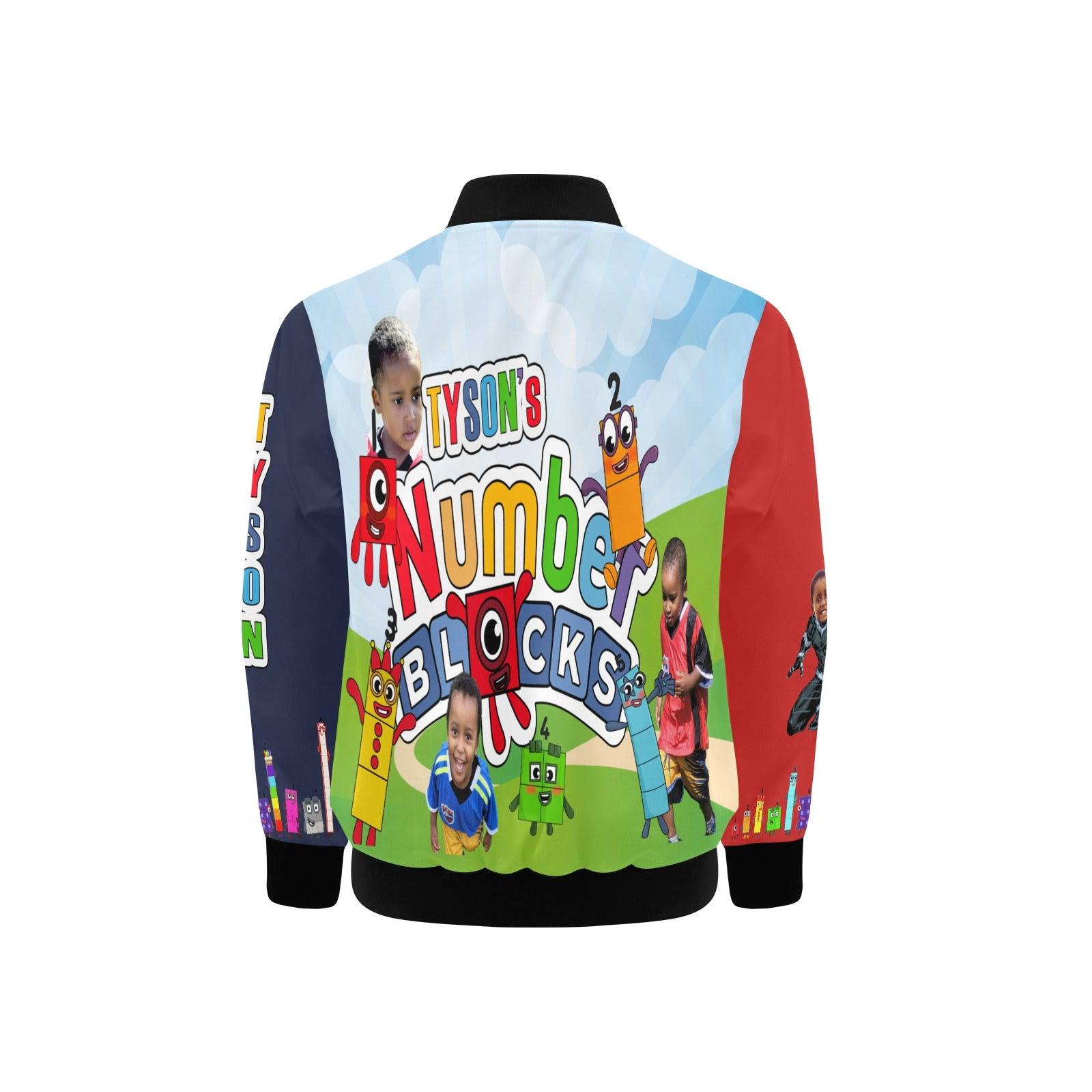 Tyson's Customized Kids Baseball Bomber sample - iCandi Designz