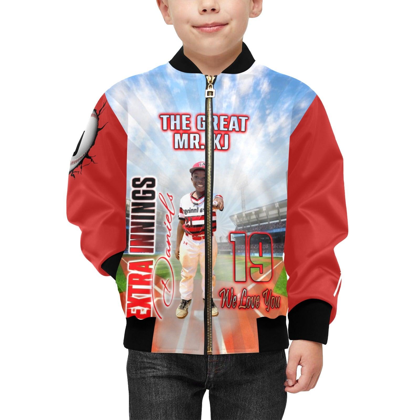 YK Customized All Over Print Baseball Bomber - iCandi Designz