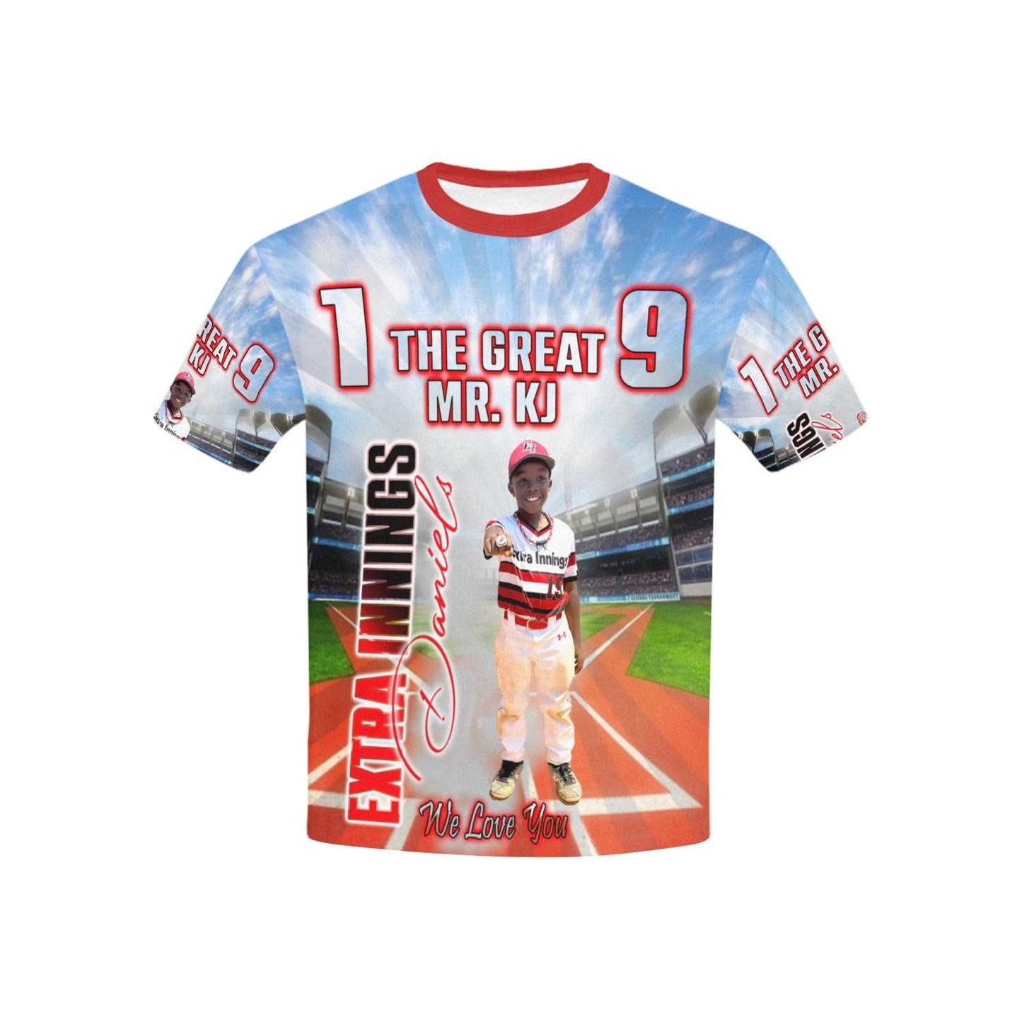 YK Customized Kids Baseball Shirt - iCandi Designz