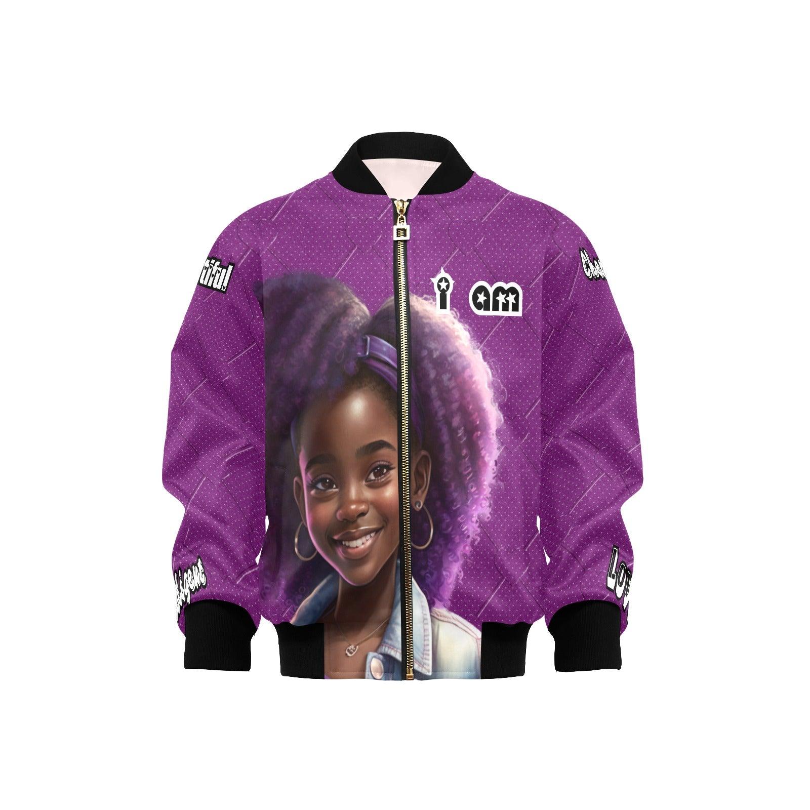 Young Queenz Affirmation Bomber - iCandi Designz